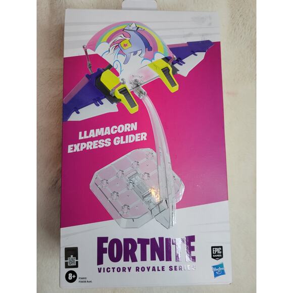 FORTNITE Victory Royale Series LLAMACORN EXPRESS GLIDER✨️NEW IN BOX✨️ - Picture 1 of 8